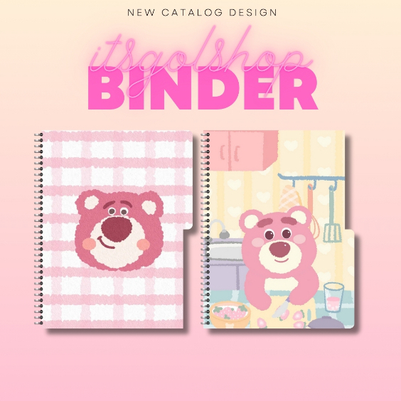 LOTSO MOTIF BINDER MARKER 6r, 20r, 26r - A6/A5/B5/A5 6 ห่วง GET 2 แผ่น
