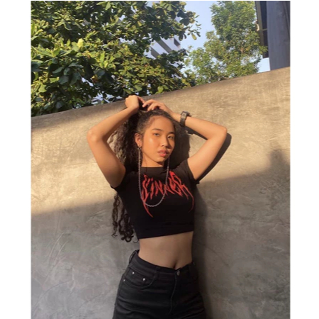 SINNER Knit RIb เสื้อครอปผู้หญิง (LD 88, P 40)