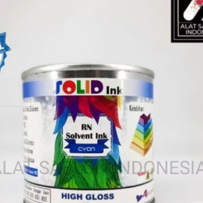 PVC SOLID INK CYAN SCREEN PRINTING INK 1KG