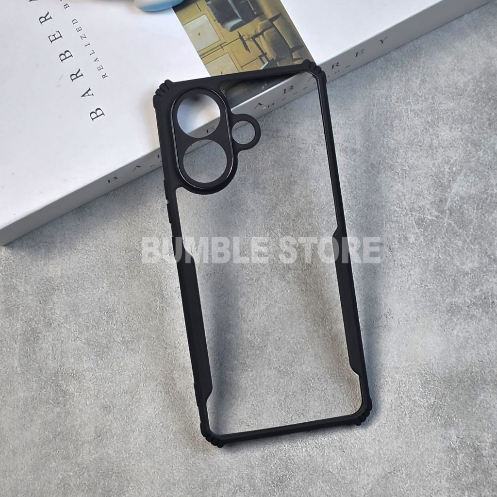 IQOO Z10R Case Fusion Armor กันกระแทกโปร่งใสปลอกพรีเมี่ยม iQOO Z10R