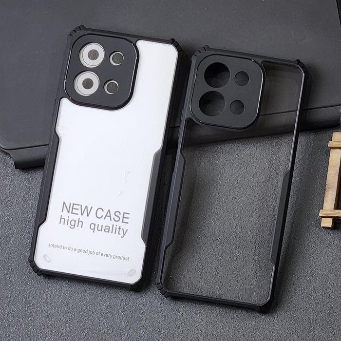 HARD CASE ARMOR SHOCKPROOF BUMBER TRANSPARANT VIVO Y29 4G / 5G / Y28 / Y28S / Y27 4G / Y27S / Y22 / 