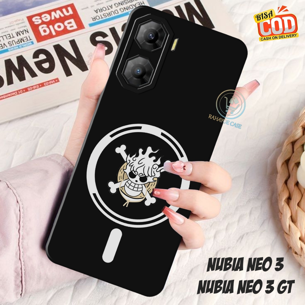 ( J5 ) Nubia Neo 3 5g / Neo 3 GT New ล่าสุด 2025 Fashion Motif Silicone Protec Camera Case Hp Protec