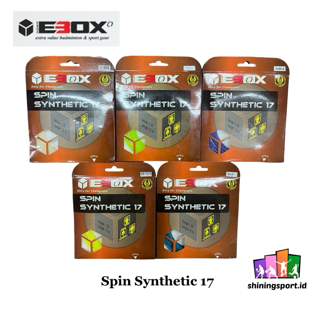 สายเทนนิส Ebox Spin Synthetic 17