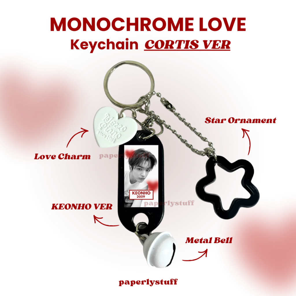 GANTUNGAN CORTIS KEYCHAIN JAMES KEONHO JUHOON SEONGHEON JUHOON พวงกุญแจ