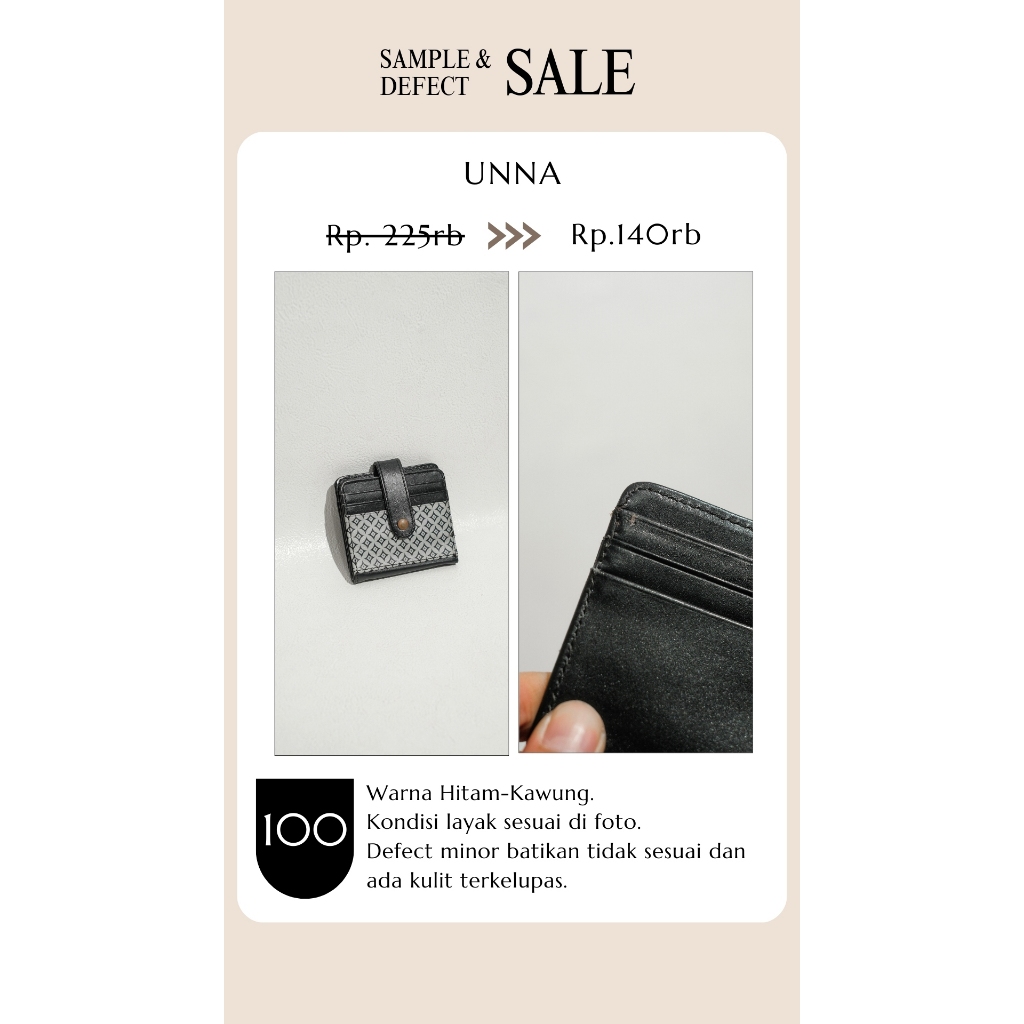 Leswan - ที่ใส่บัตร Unna ตําหนิ