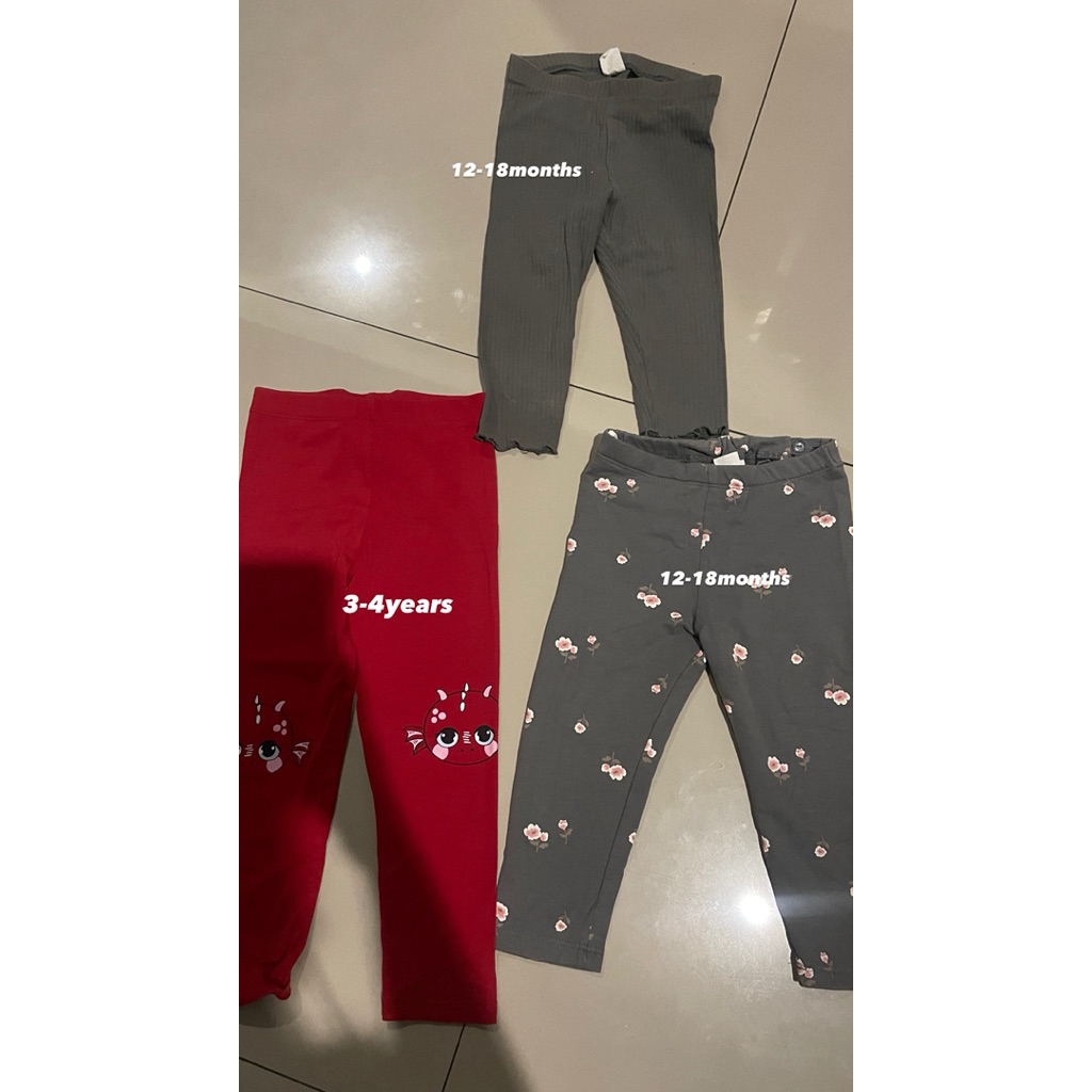 Preloved Leggings จาก H&M and Girls Collection โดย Juniors