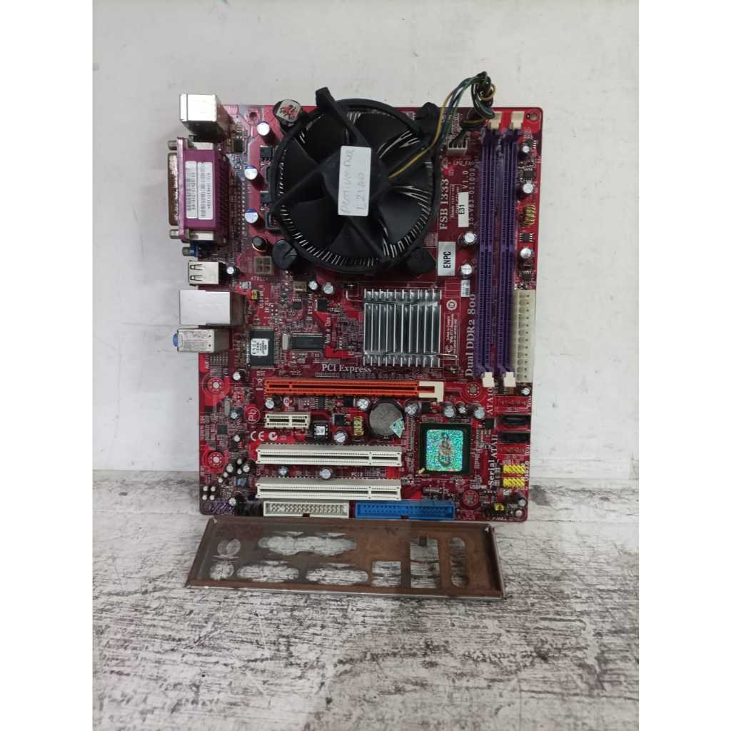 Enpc e31 pentium dual e2160 ddr2 lga 775 mainboard พร้อมใช้งาน