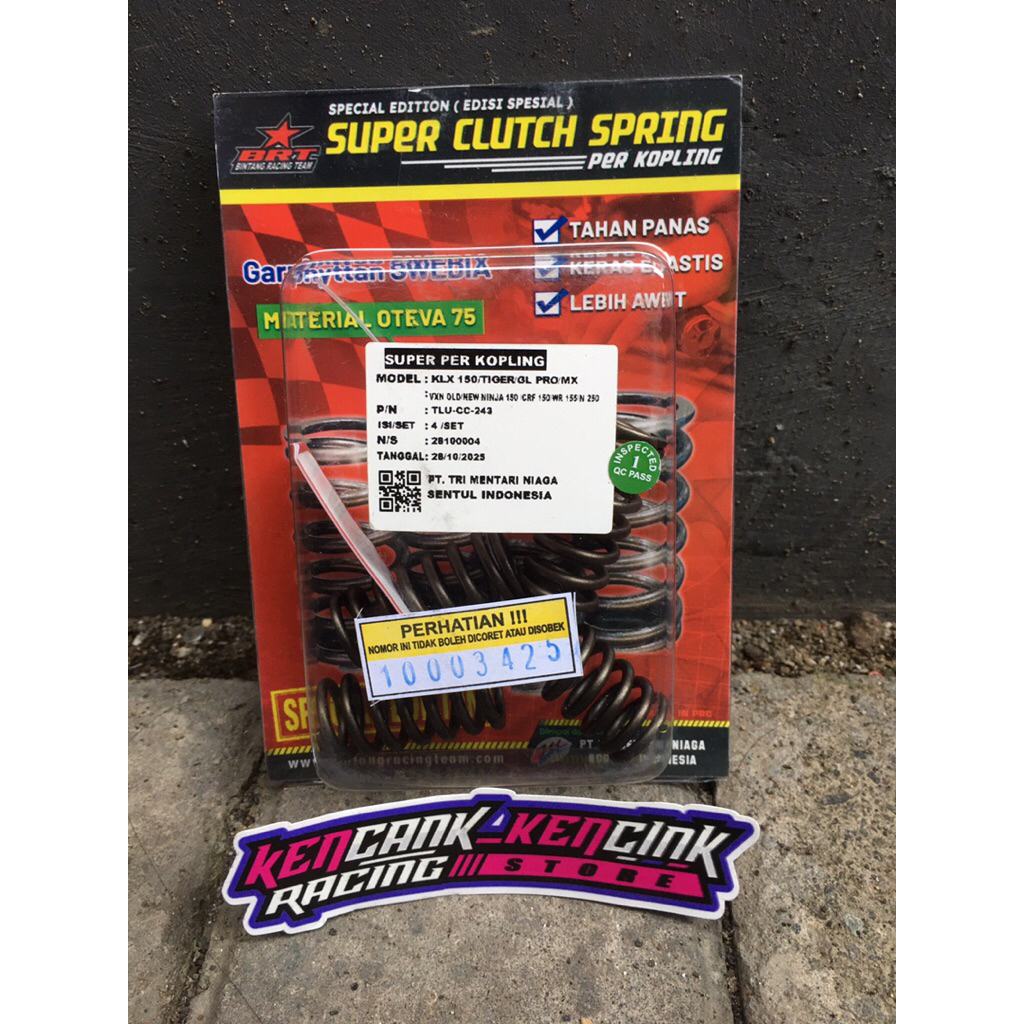 กระเป๋าคลัทช์ SPRING CLUTCH BRT RACING TIGER / KLX150 / GL / MEGAPRO / DTRACKER KC_KC RACING STORE