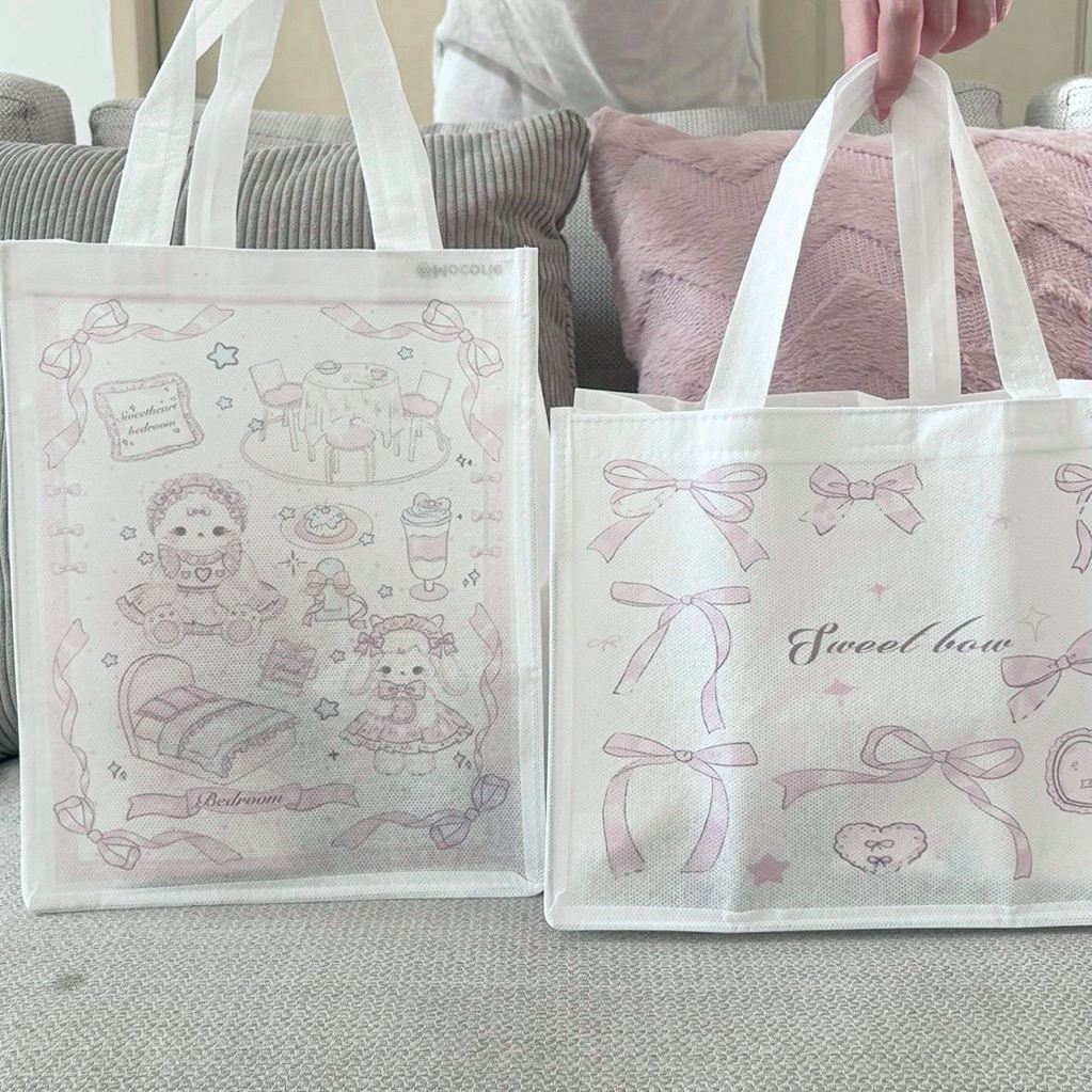 Mocorie - coquette Ribbon Multifunction Bag / coquette Pink Birthday Bag / Pink Ribbon Birthday Gift