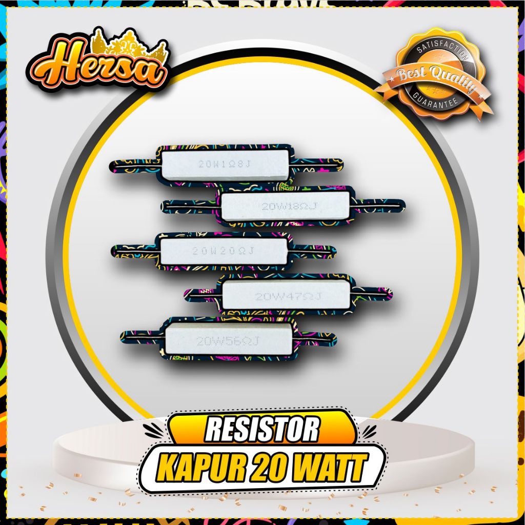 ตัวต้านทาน 20 วัตต์ 1R8 18Ohm 20Ohm 47Ohm