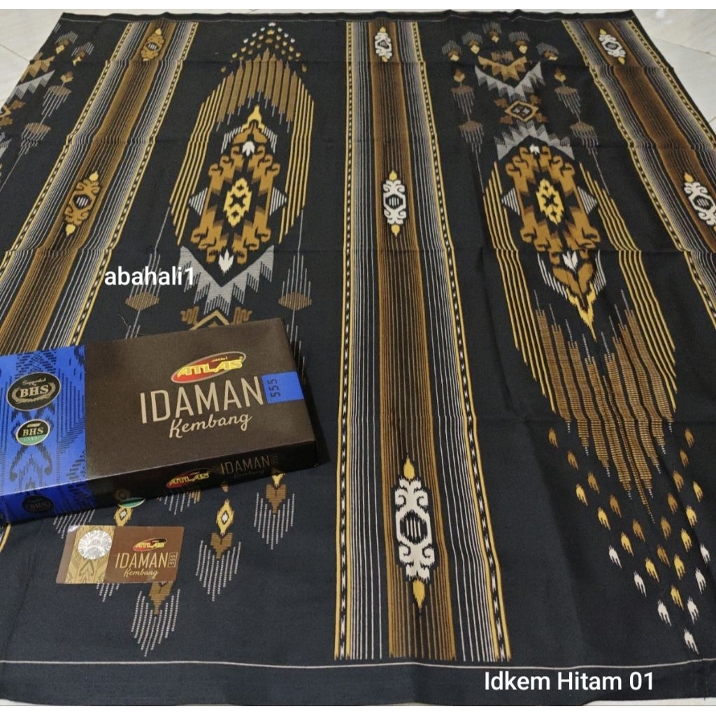 Atlas Idaman Kembang Sarong ผ้าซิ่นผู้ชายสําหรับผู้ใหญ่ Atlas flower Atlas Idaman Harmony