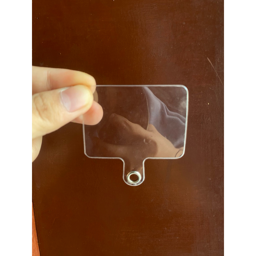 CLEAR MICA/STRAPHONE MICA/ PERLUSIN KEYCHAIN MICA (12 ชิ้น)