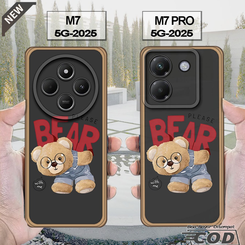 เคส Xiaomi POCO M7 2025 - Xiaomi POCO M7 PRO 2025 _เคสซิลิโคนสีดําใสสุดเท่ softcase