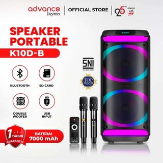 Advance Speaker Bluetooth Portable Full Bass karaoke mic wireless 6D/8d/10d/12d