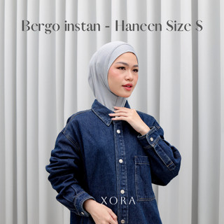 (Xora) Haneen Viscose Rayon Size S - Hijab Instan Kaos Rayon Kerudung Bergo Malay Wanita Muslim Daily