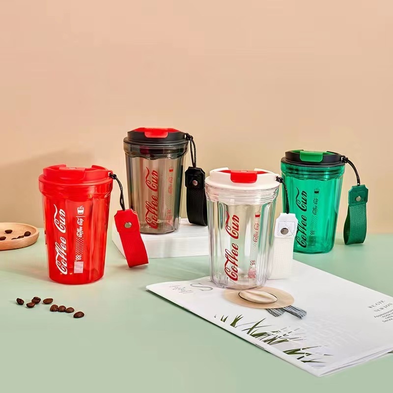 GANTUNGAN Henor ถ้วยกาแฟ HX767 แก้วน้ําขวดกาแฟใสพร้อมที่แขวน