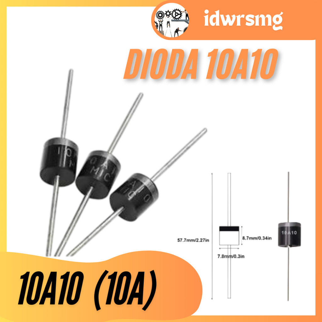 10A10 AXIAL 10A 1000V รีเซ็ต DIODE