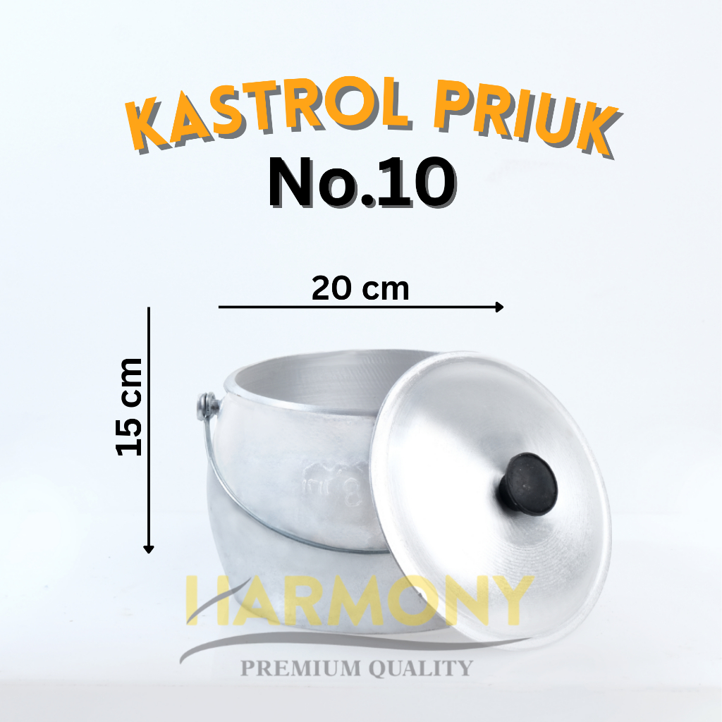 Kastrol Priuk ขนาด 10 หม้อที่เลือกสําหรับทําอาหารขนาดใหญ่เพิ่มคอลเลกชันเครื่องครัวครัว Castrol liwet