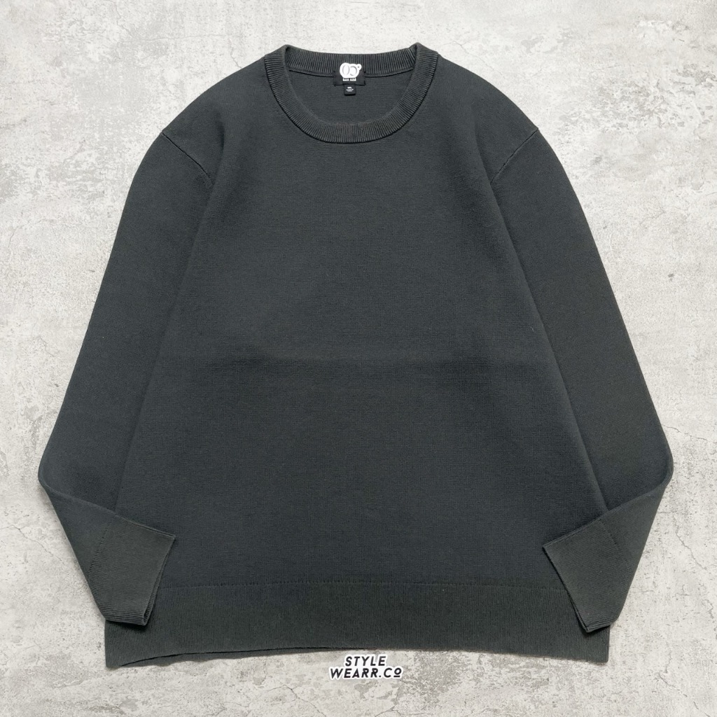 เสื้อสเวตเตอร์ Uniqlo milano oldgrey - kn3150