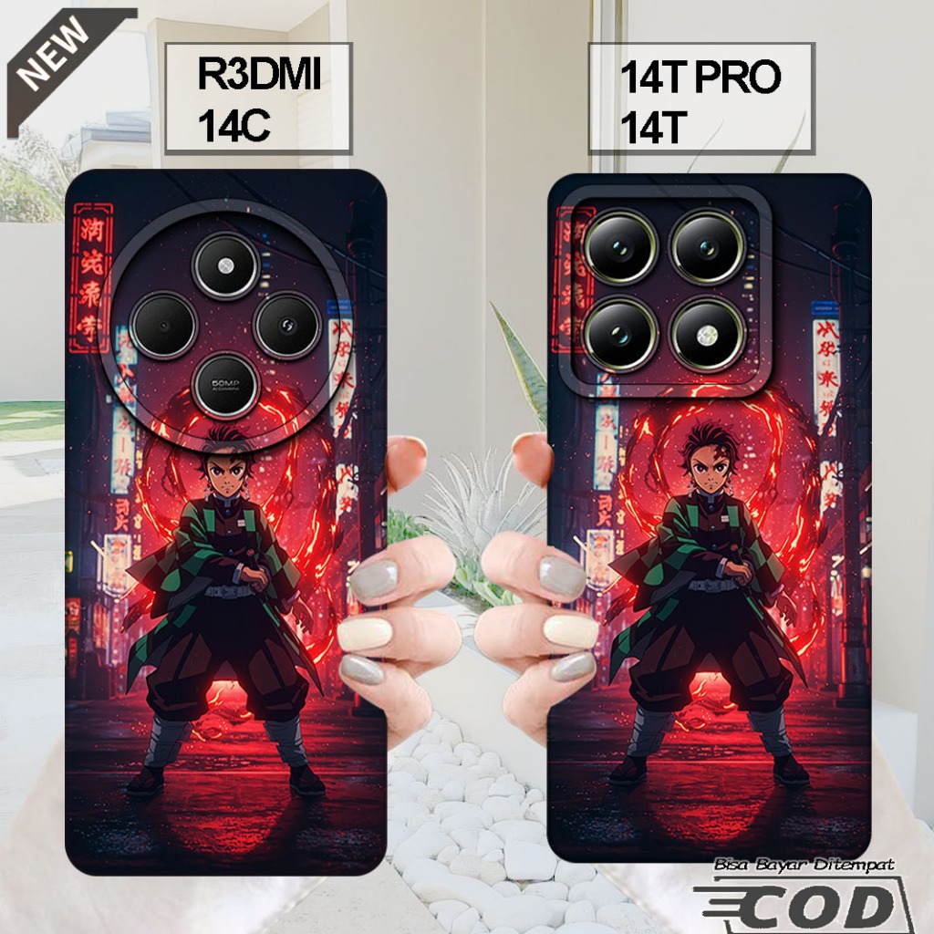 เคส XIAOMI REDMI 14C - เคส XIAOMI 14T - เคส XIAOMI 14T PRO _ปลอกซิลิโคนยืดหยุ่นใสสีดํา