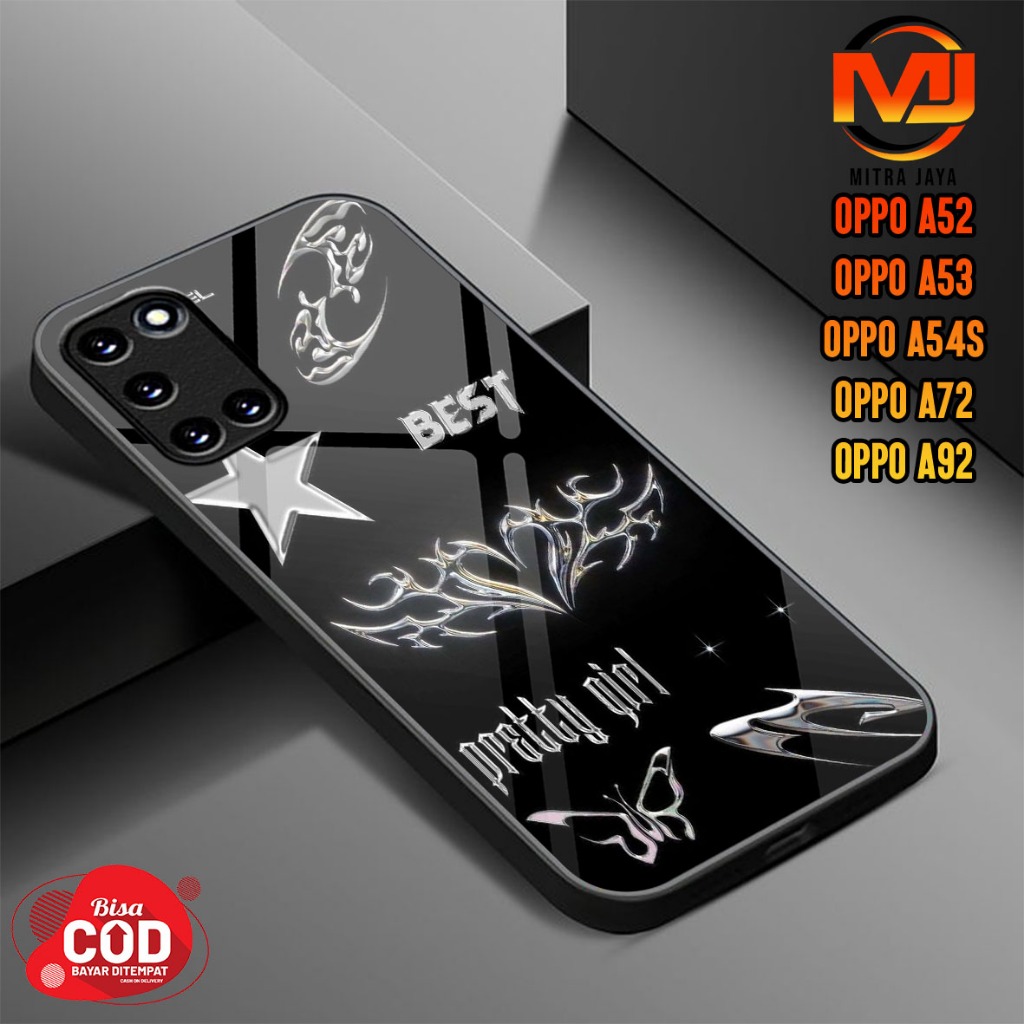 OPPO A52 / A53 / A54S / A72 / A92 Case - Mitra Jaya - Fashion Case Aesthetic Casing Hp Case Softcase