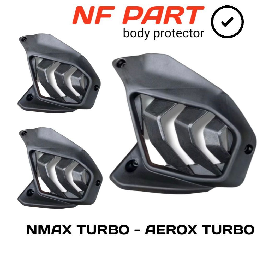 Nmax Turbo Aerox Turbo 2025 ฝาครอบหม้อน้ําวัสดุพรีเมี่ยม Nmax Turbo ฝาครอบป้องกันหม้อน้ํา