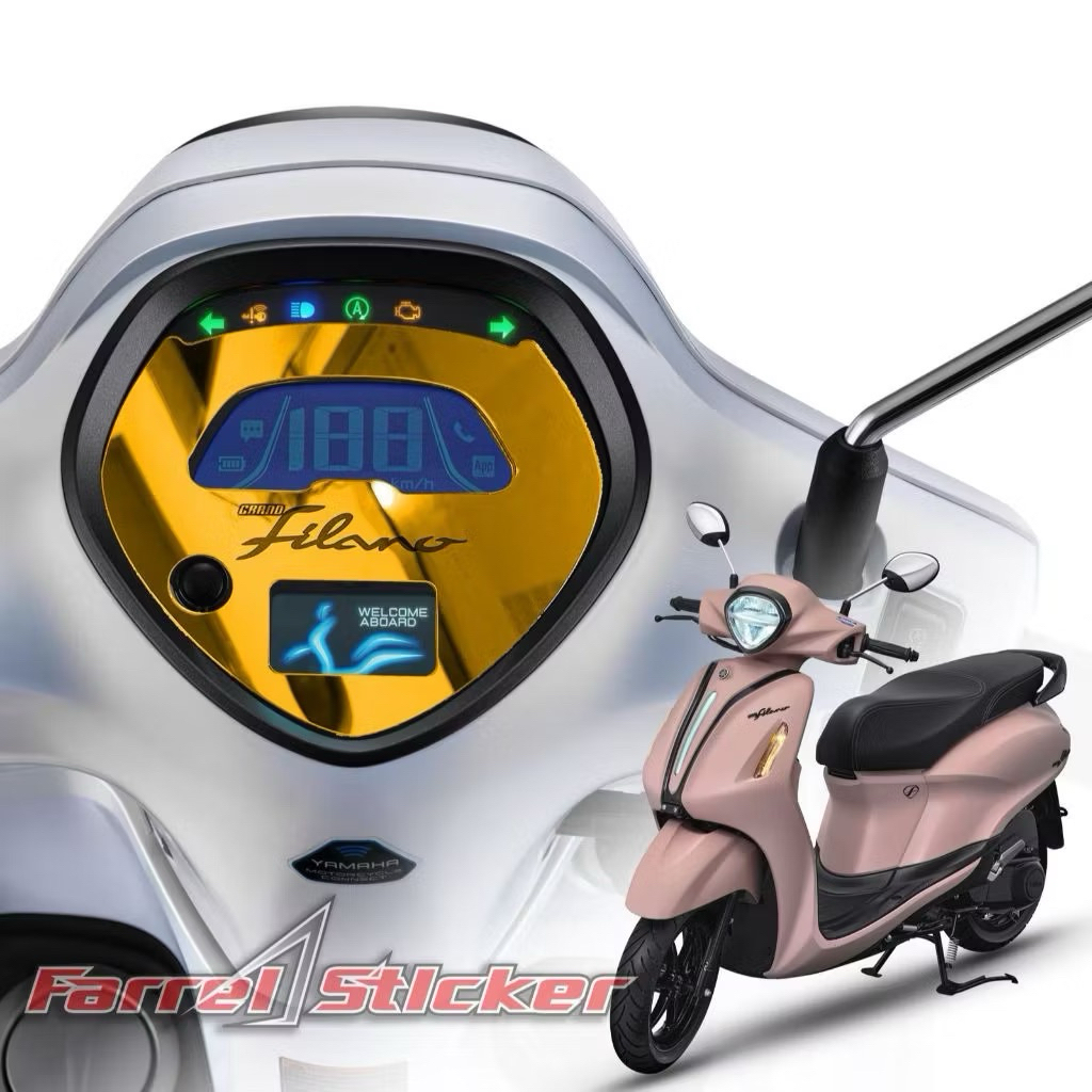 Garnish Spido Meter Gran Filano Emblem Speedometer อะคริลิคฟรี Anti-Scratch