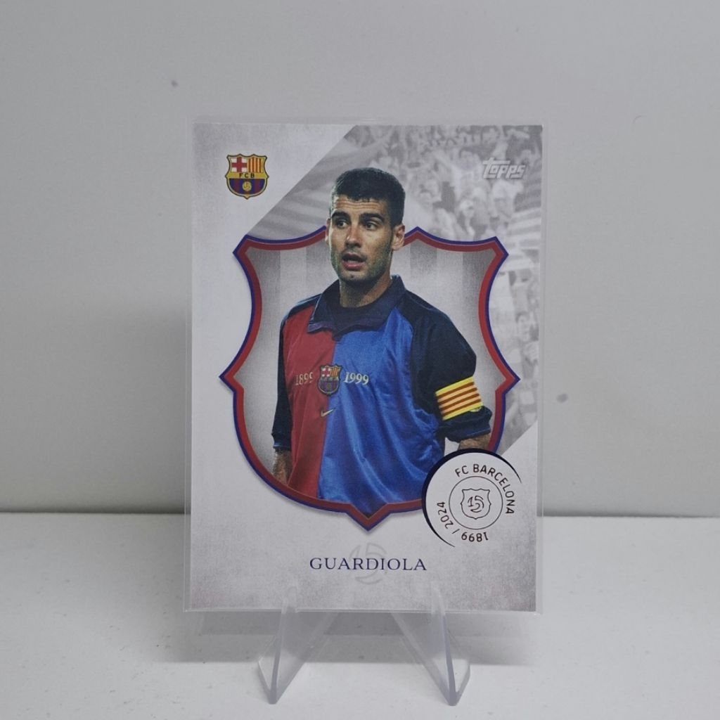 การ์ดฟุตบอล Topps Barcelona 125th Pep Guardiola