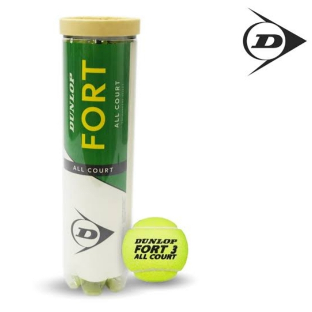 DUNLOP FORT ALL COURT TOURNAMENT ลูกเทนนิส/PADR FORT 4 ชิ้น