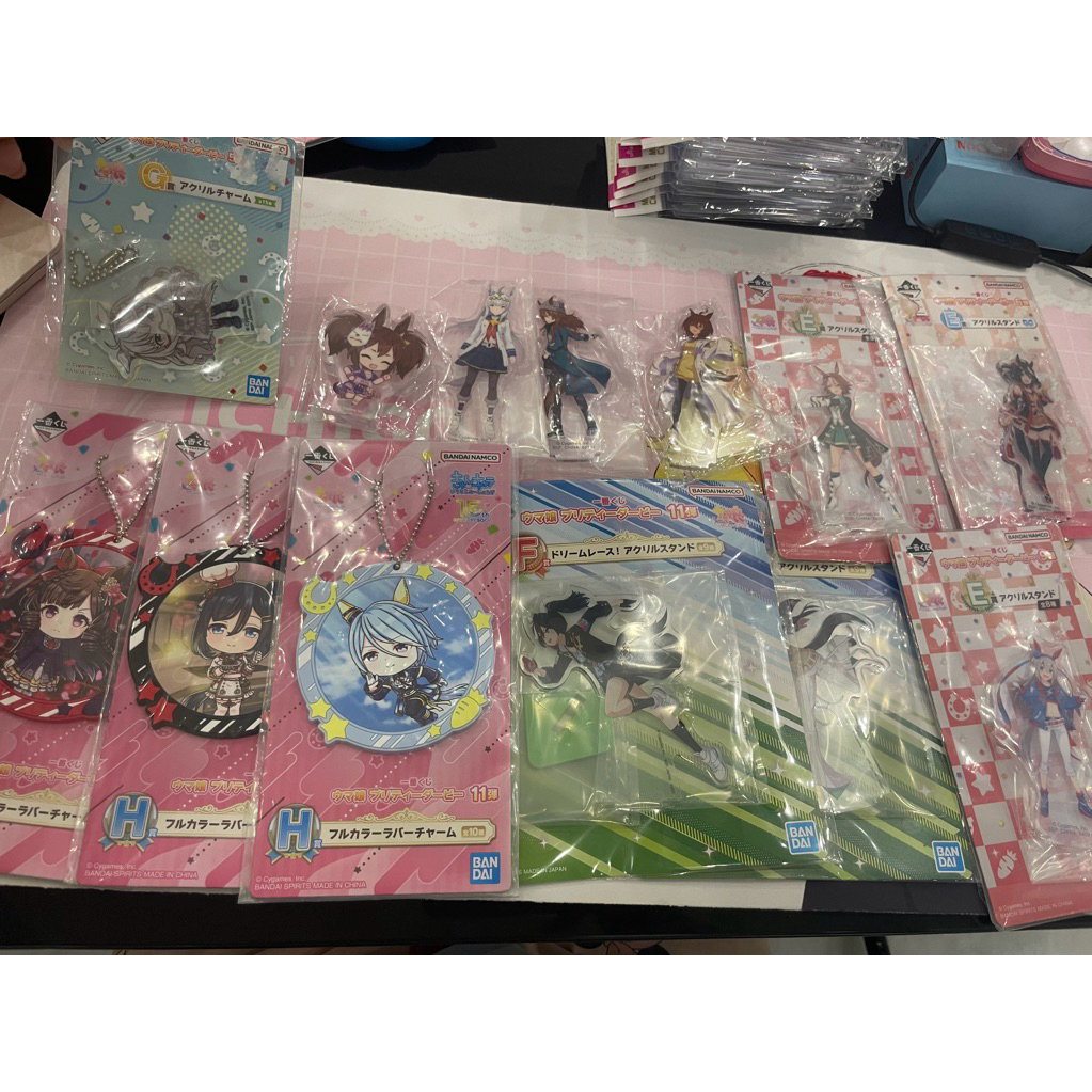 Uma Musume สวย Derby Ichiban Kuji อะคริลิคและ Ganci Oguri Cap Kitsan สีดํา Tamamo Cross Biwa Hayahid