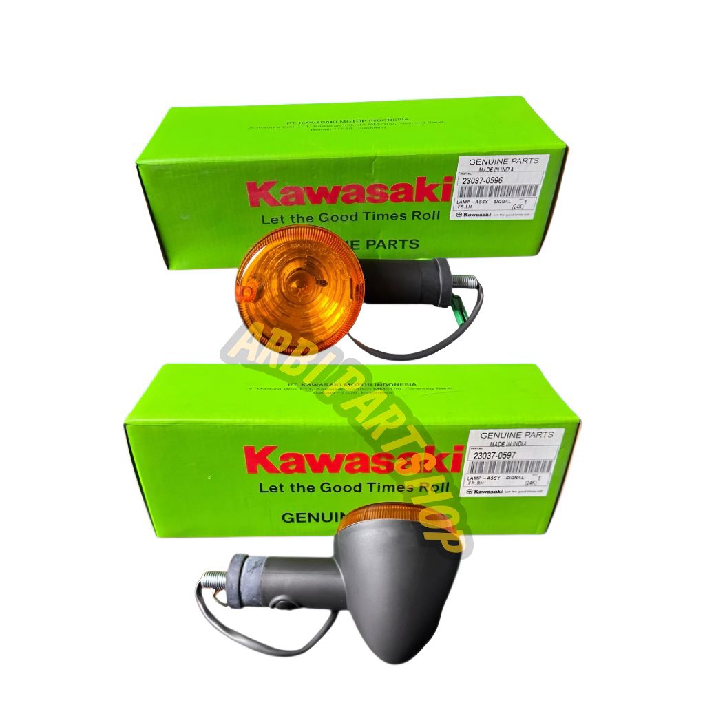 ไฟเลี้ยวหน้าชุดขวาซ้าย W175 ฉีด W175L W 175 ใหม่ 2024 Original Kawasaki