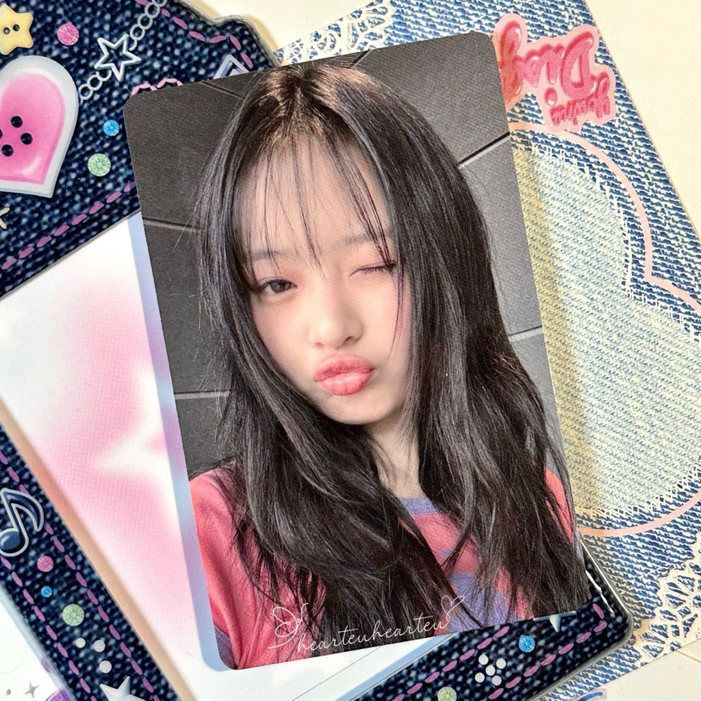 Hearteuhearteu NEWJEANS Hanni Pham Official Photocard จาก POB Yizhiyu Round 3.0 era Get Up (pc ofc h