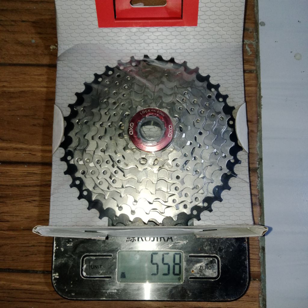 OXO SK9 9 ความเร็ว 11-40 T ล็อคเฟืองสีแดง