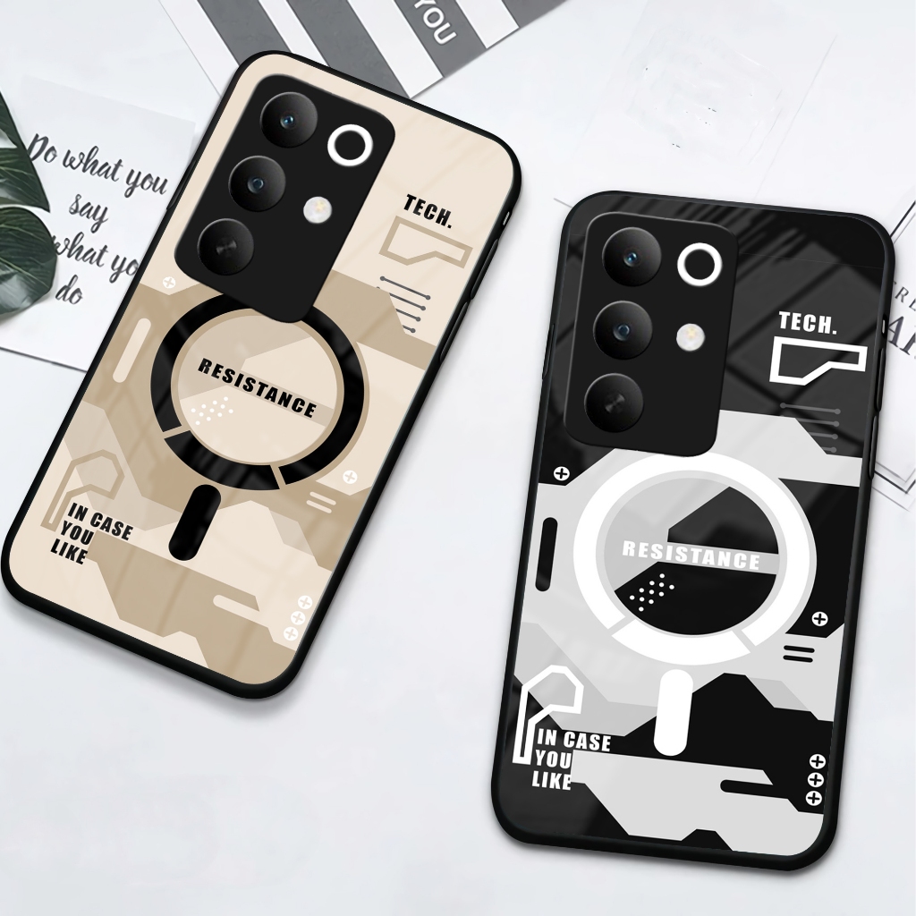 HP MG64 Softcase Glass สําหรับ Realme C85 - Realme C85 Pro เคสโทรศัพท์ - Realme C85 ชาร์จโทรศัพท์ - 