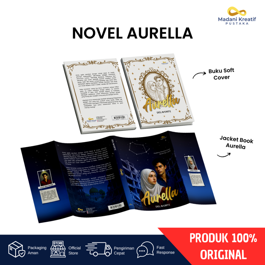 Aurella Novel โดย Delavourte – Exclusive Novel + Jacket Book