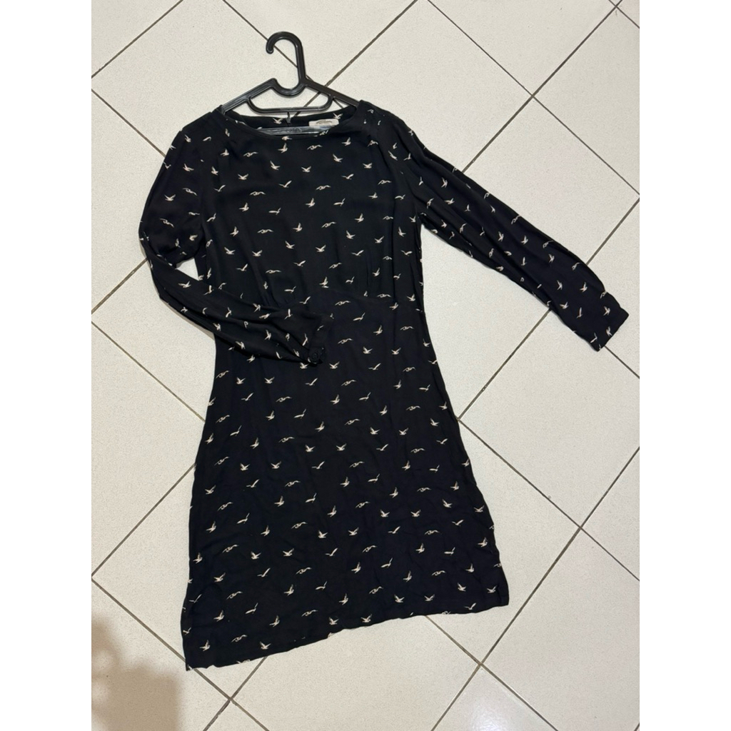 (PRELOVED) DRESS COMMA BLACK