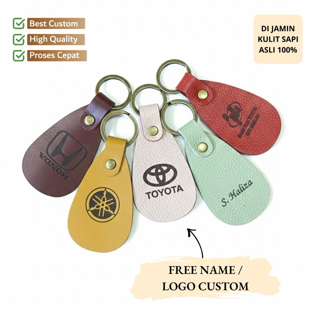 GANTUNGAN Dande Konate - พวงกุญแจ COWHIDE ของแท้ - รถยนต์ MOTORCYCLE, CABINET, พวงกุญแจประตู - พวงกุ