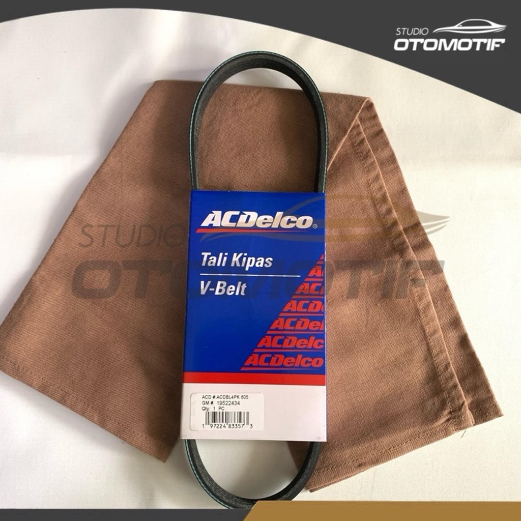 Fanbelt Accent Verna 2005 ACDELCO 2434 พัดลมเข็มขัด Vbelt รถ V-belt พัดลมเข็มขัด 4PK605