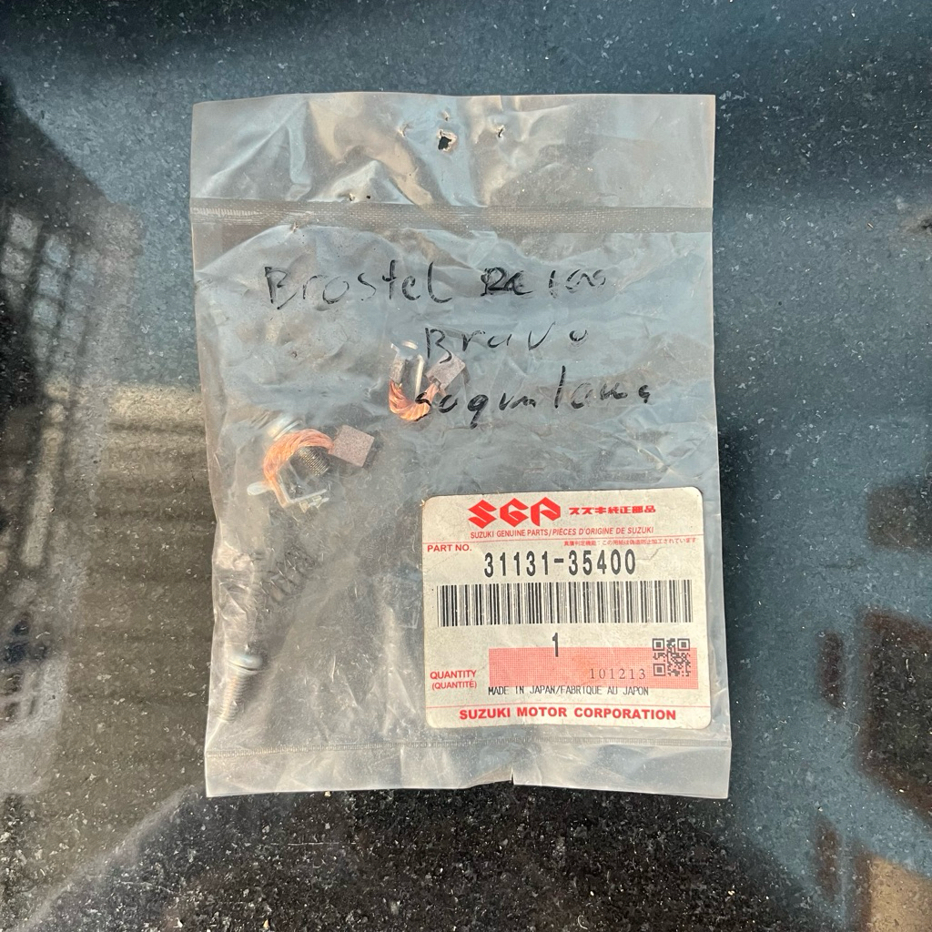 Brostel ถ่าน dynamo starter Suzuki shogun 110 RC คริสตัล Tornado original Nos 31131 35400