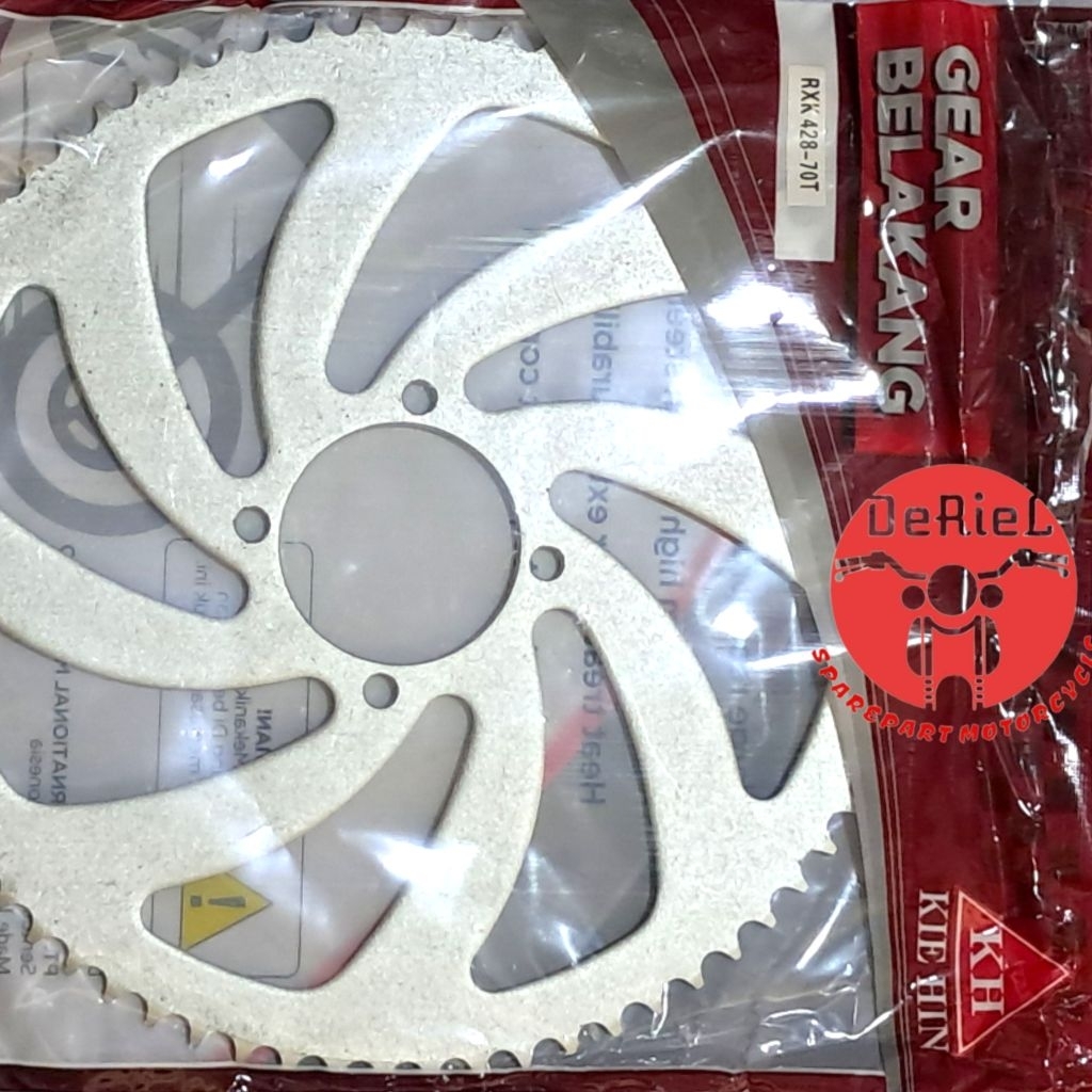 เกียร์ GIR 70T RX KING JUPITER Z MX F1ZR FORCE1 VEGA OLD 70T