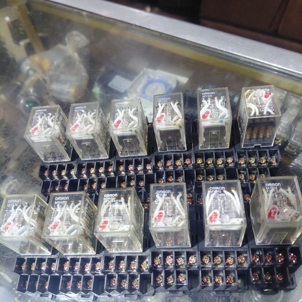 Omron MY4N 220VAC รีเลย์/220v my4n รีเลย์ + ช่อง