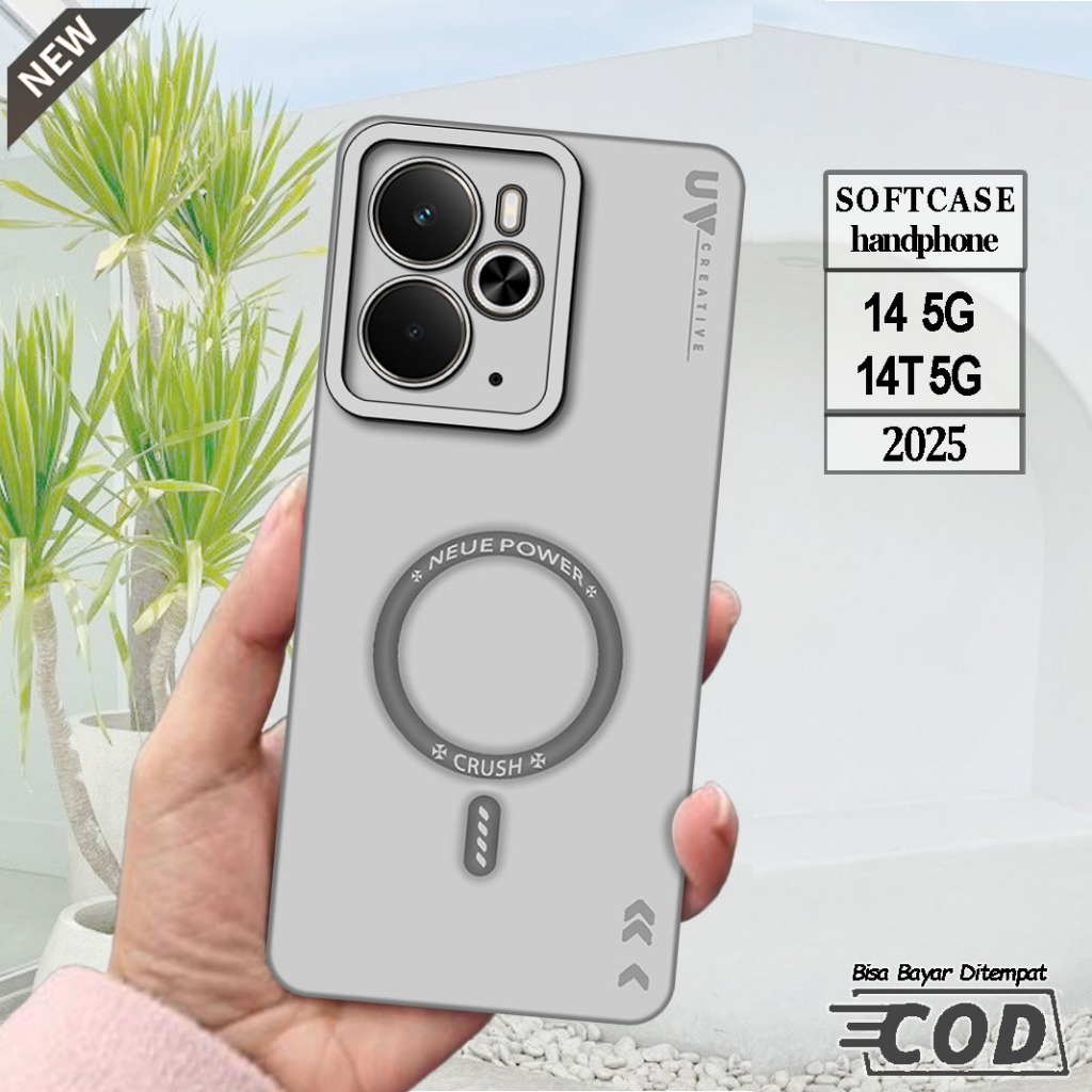 Silicone Realme 14 5G 2025 และ Case Realme 14T 5G 2025 _เคส ยืดหยุ่นสีดําใสยืดหยุ่น