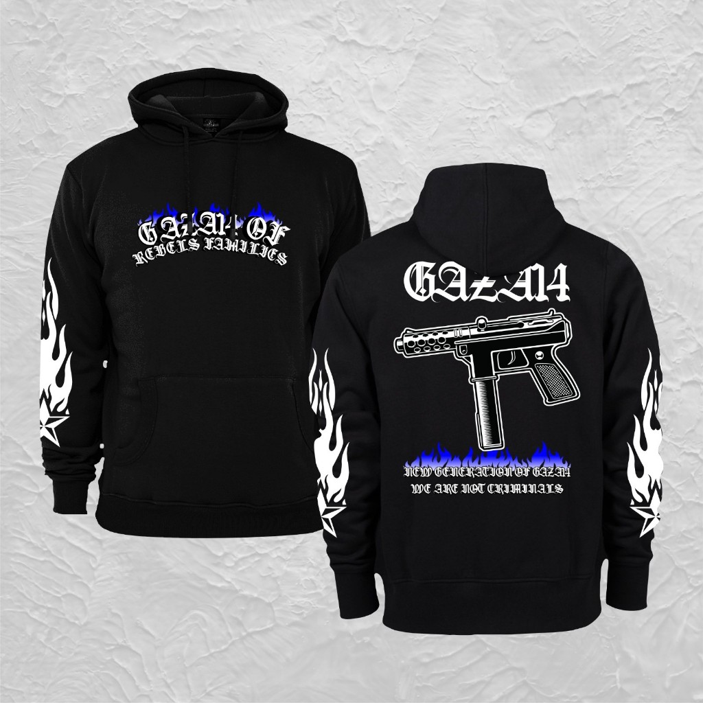 เสื้อฮู้ด GAZA ใหม่ล่าสุด GAZA OF REBELES FAMILY