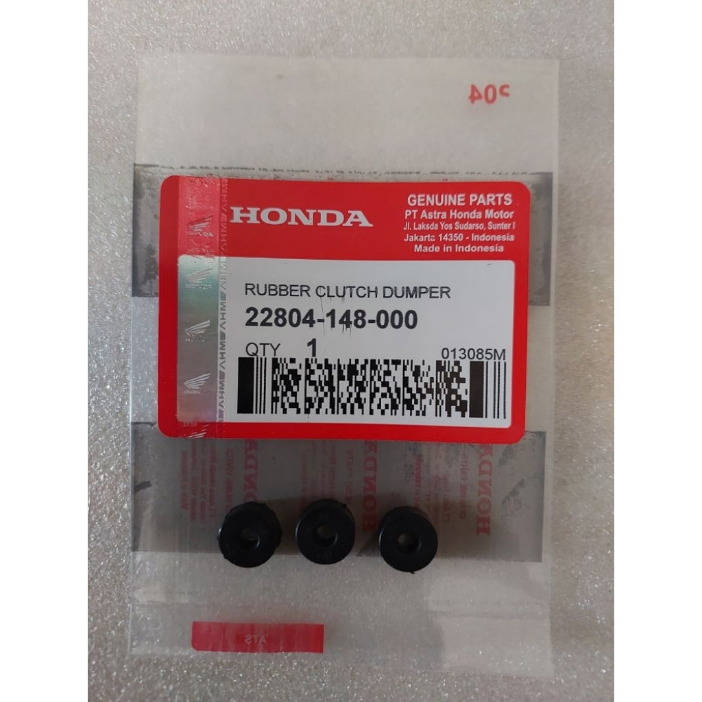ยาง DOUBLE/AUTOMATIC, CLUTCH DUBPER BEAT, BEAT FI, SCOPY CODE 22804-148-000