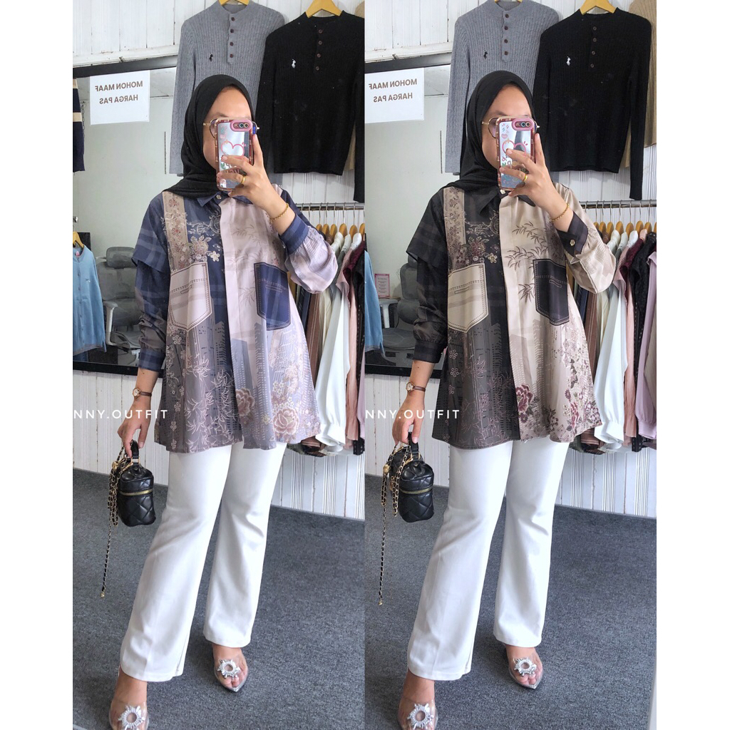 เสื้อพิมพ์ลายดอกไม้ 1329