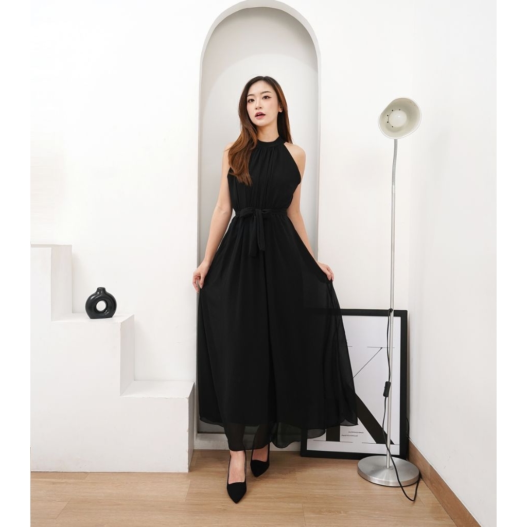 LONGDRESS WOMEN LONG DRESS สําหรับผู้หญิง HALTER / PARTY DRESS / WEDDING DRESS / PARTY DRESS / WEDDI