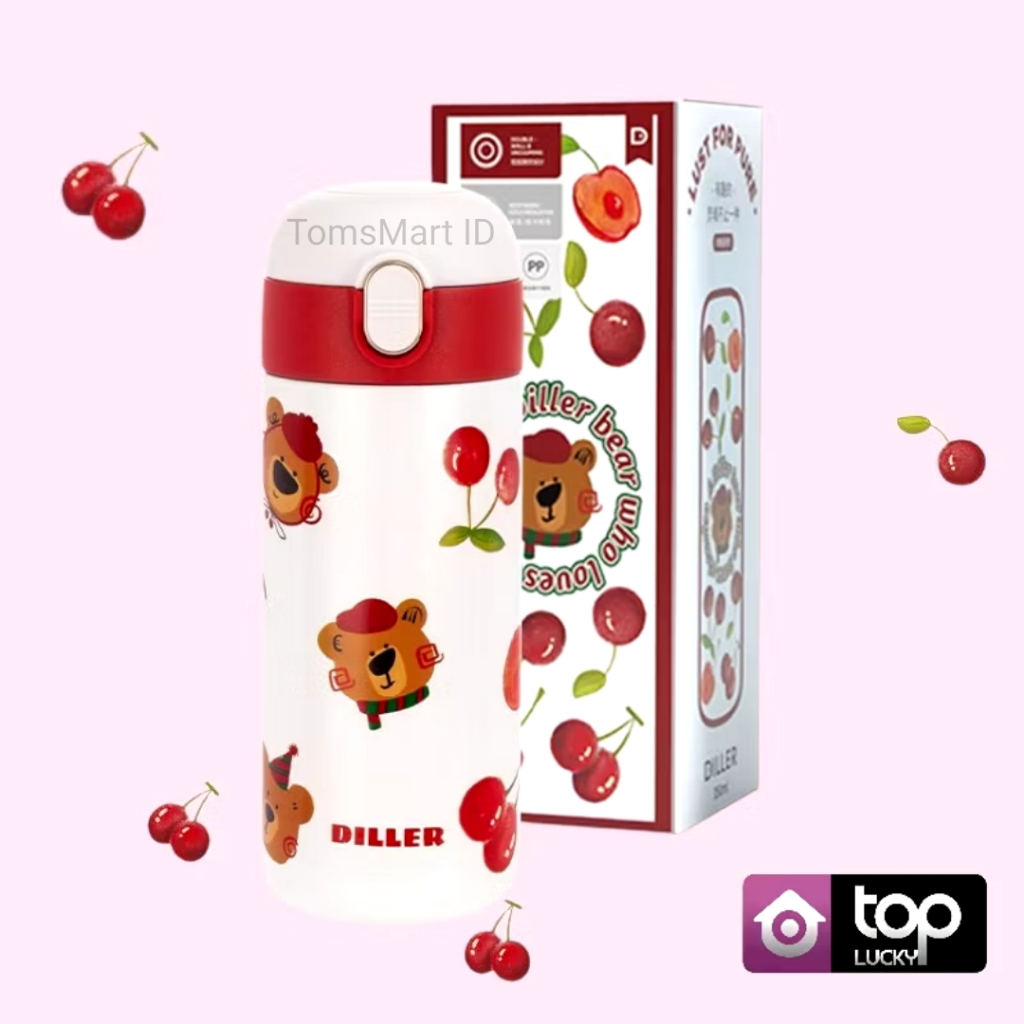 DILLER D9218 Bear Series 500 ML Stainless Steel 316 Vacuum Insulated Tumbler Bottle