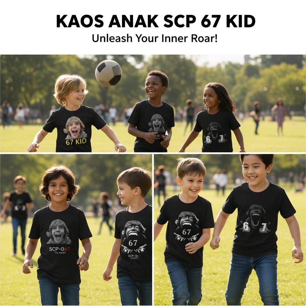เสื้อยืดเด็ก SCP - 067 / เสื้อยืดเด็ก Kid 67 / Six Seven SCP 067 Roblox เสื้อยืดเด็ก Unisex สําหรับเ