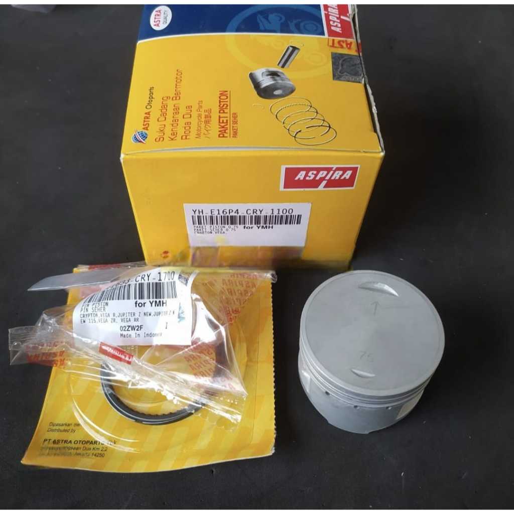 ASPIRA PISTON KIT / SEHER VEGA, VEGA R, JUPITER, CYRPTON. CRY SIZE STD / 0.25 / 0.50 / 0.75 / 1.00