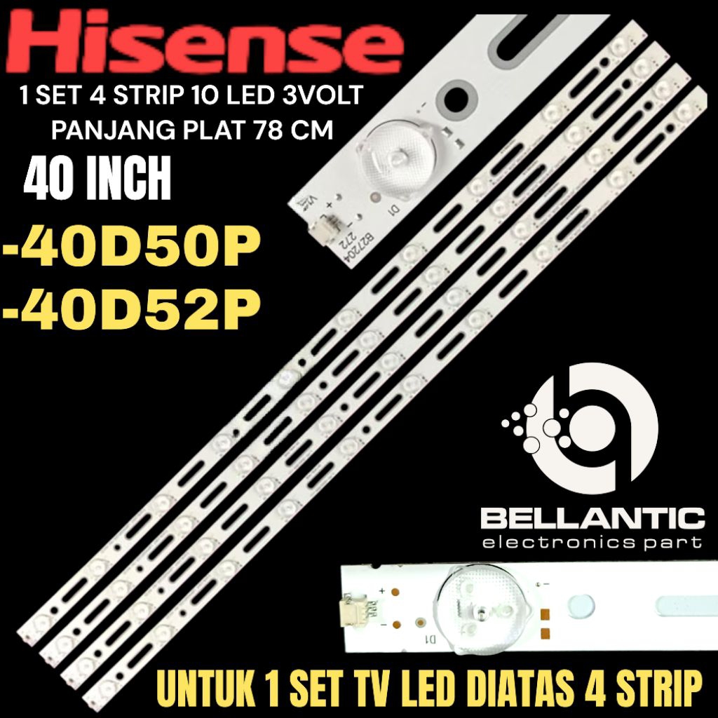 HISENSE 40 INCH LED TV BACKLIGHT 40D50-40D52 40 INCH TV BACKLIGHT